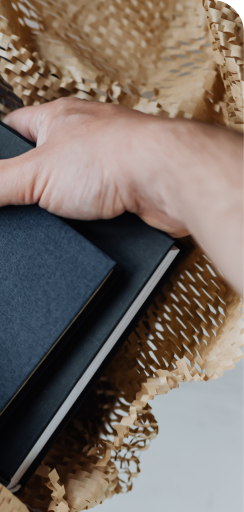 Person holding a tablet